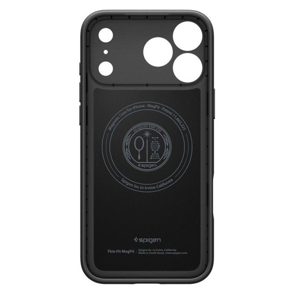 Spigen - Thin Fit husă MagSafe pentru iPhone 17 Pro, negru