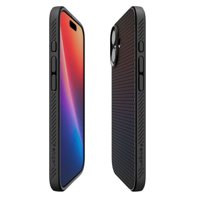 Spigen - Liquid Air husă pentru iPhone 17, Matte Black