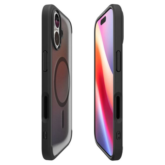 Spigen - Ultra Hybrid husă MagSafe pentru iPhone 17, Frost Black