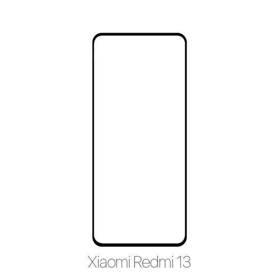 FixPremium FullCover Glass - Geam securizat pentru Xiaomi Redmi 13