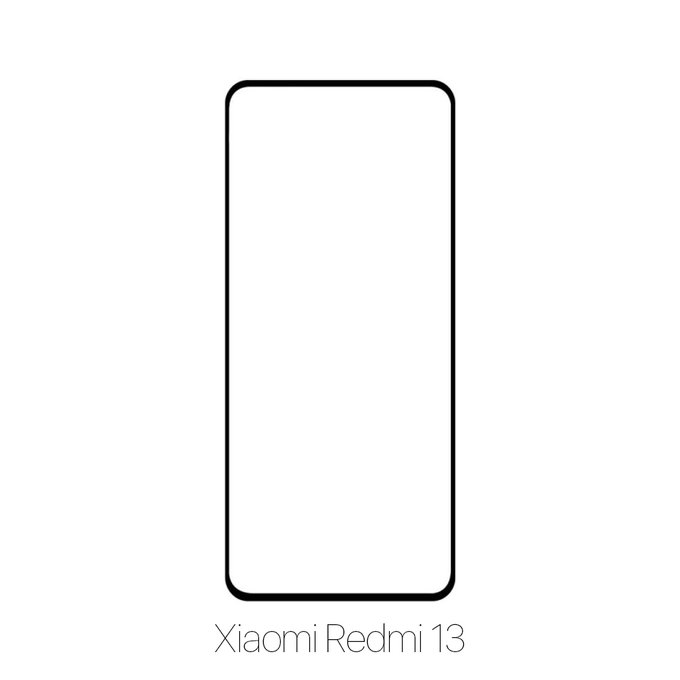 FixPremium FullCover Glass - Geam securizat pentru Xiaomi Redmi 13