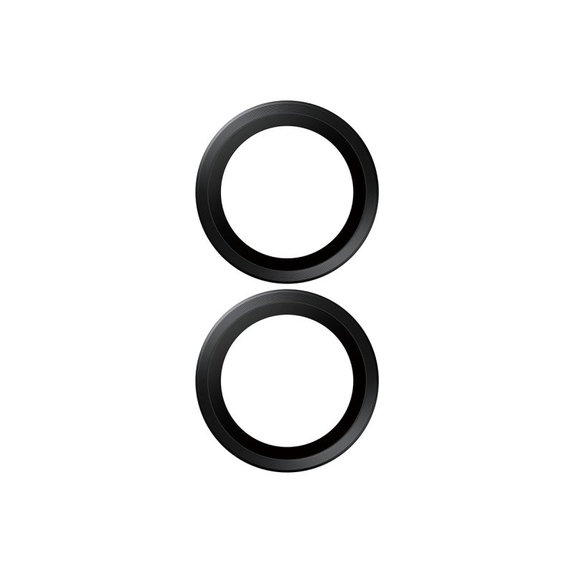 Protecție lentilă Hoops pentru iPhone 17/16 Plus/16, negru, PanzerGlass