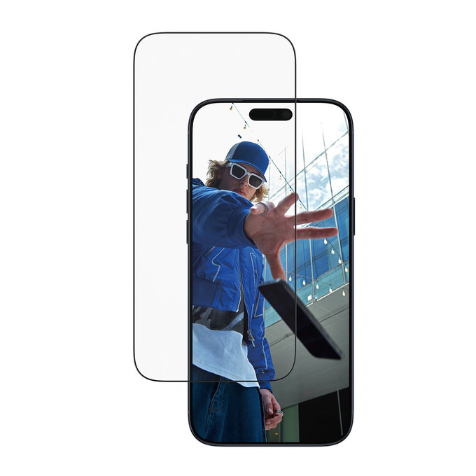 Sticlă securizată UWF cu aplicator pentru iPhone 17 Pro Max, Negru, PanzerGlass