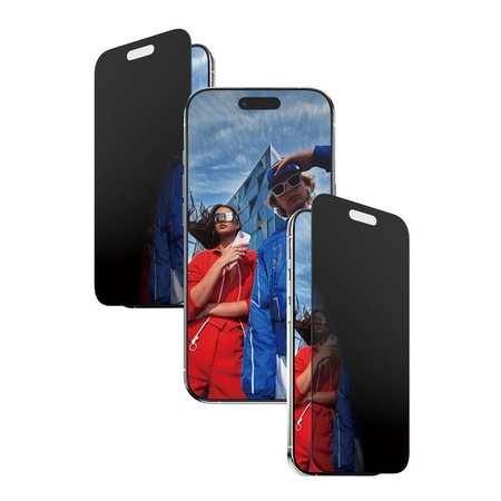 PanzerGlass - Sticlă UWF 2-Way Privacy cu aplicator pentru iPhone 17 Air, negru
