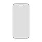 PanzerGlass - Sticlă UWF 2-Way Privacy cu aplicator pentru iPhone 17 Air, negru