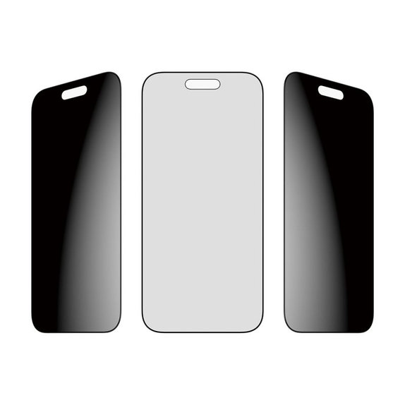 PanzerGlass - Sticlă UWF 2-Way Privacy cu aplicator pentru iPhone 17 Air, negru