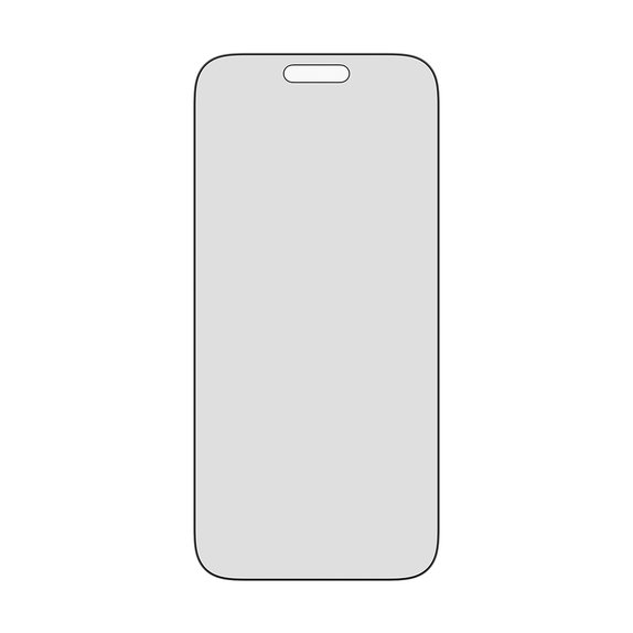 Sticlă securizată UWF 2-Way Privacy cu Fastfit pentru iPhone 17 Pro Max, Negru, PanzerGlass