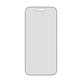 Sticlă securizată UWF 2-Way Privacy cu Fastfit pentru iPhone 17 Pro Max, Negru, PanzerGlass