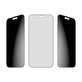 Sticlă securizată UWF 2-Way Privacy cu Fastfit pentru iPhone 17 Pro Max, Negru, PanzerGlass