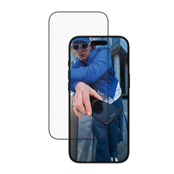 PanzerGlass - Sticlă UWF cu aplicator pentru iPhone 17 Air, negru