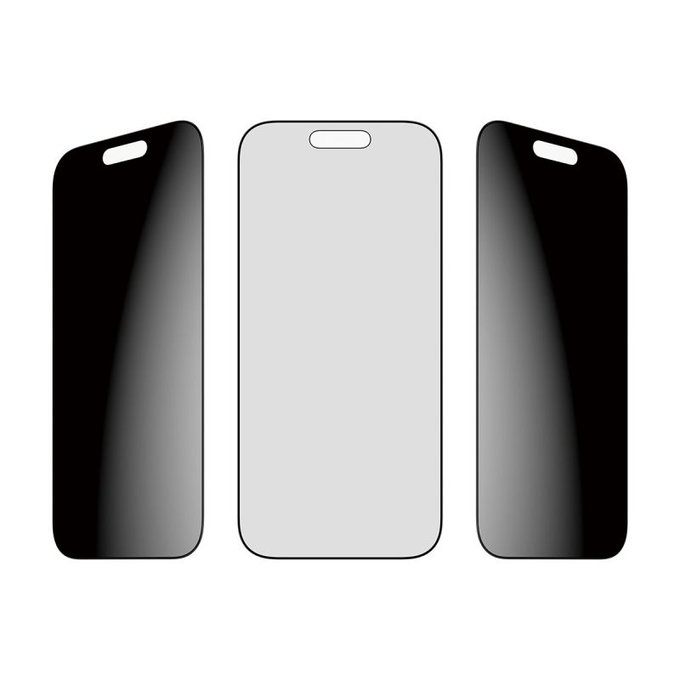 PanzerGlass - Sticlă UWF 2-Way Privacy cu aplicator pentru iPhone 17/16 Pro, negru
