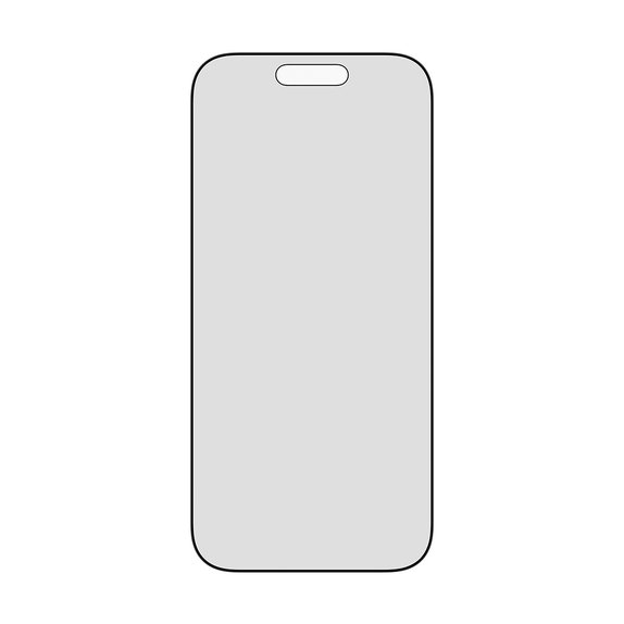 Sticlă securizată UWF 2-Way Privacy cu Fastfit pentru iPhone 17/16 Pro, Negru, PanzerGlass