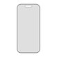Sticlă securizată UWF 2-Way Privacy cu Fastfit pentru iPhone 17/16 Pro, Negru, PanzerGlass