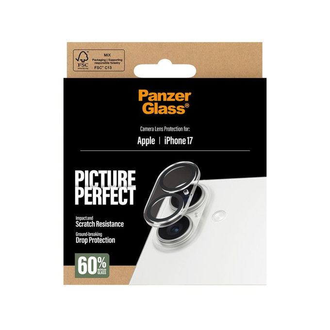 PanzerGlass - Protecție lentilă PicturePerfect pentru iPhone 17, clară