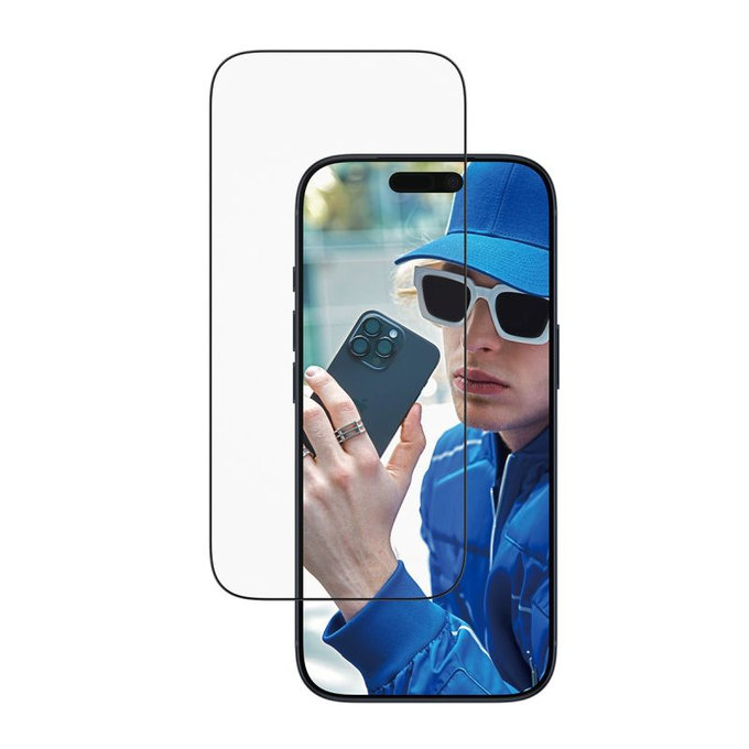 PanzerGlass - Sticlă UWF cu aplicator pentru iPhone 17 Pro, negru