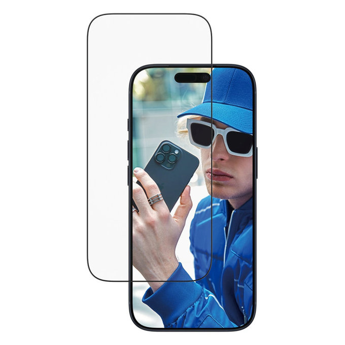 Sticlă securizată UWF cu aplicator pentru iPhone 17 Pro, Negru, PanzerGlass