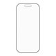 Sticlă securizată UWF Stealth cu Fastfit pentru iPhone 17/16 Pro, Negru, PanzerGlass
