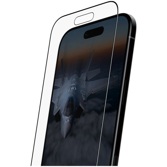 Sticlă securizată UWF Stealth cu Fastfit pentru iPhone 17 Air, Negru, PanzerGlass