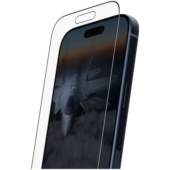 Sticlă securizată UWF Stealth cu Fastfit pentru iPhone 17 Pro, Negru, PanzerGlass
