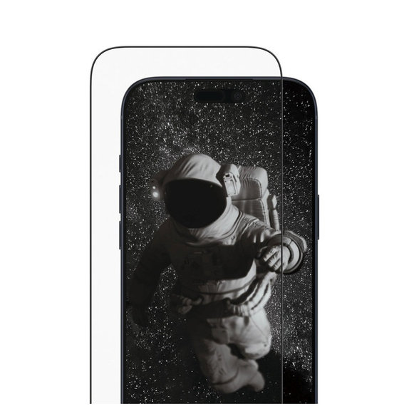Sticlă securizată UWF Ceramic II cu aplicator pentru iPhone 17 Air, Negru, PanzerGlass