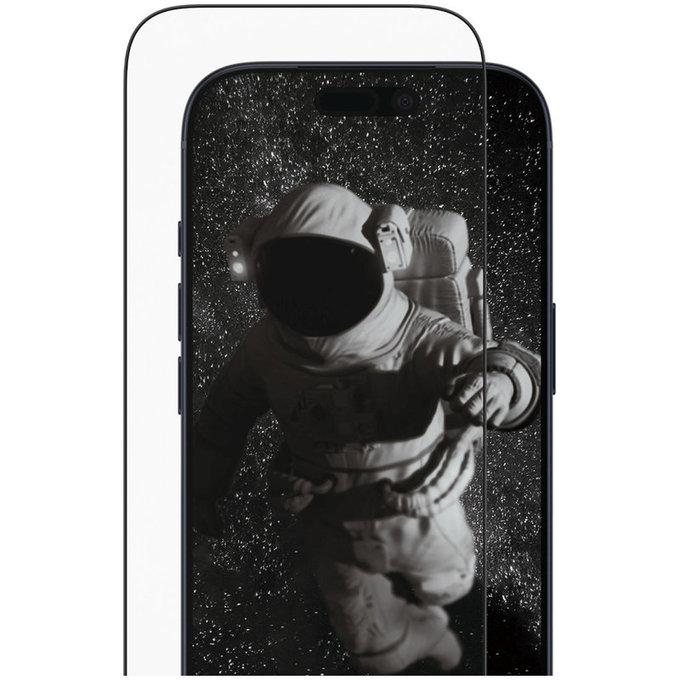 Sticlă securizată UWF Ceramic II cu aplicator pentru iPhone 17 Pro, Negru, PanzerGlass
