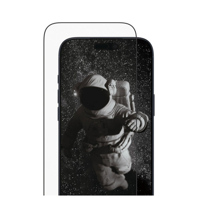 Sticlă securizată UWF Ceramic II cu aplicator pentru iPhone 17 Pro Max, Negru, PanzerGlass