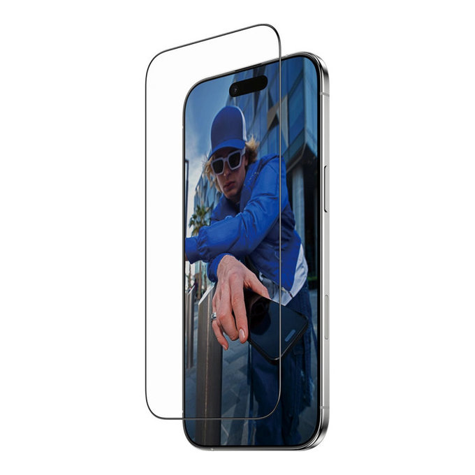 Sticlă securizată UWF cu Fastfit pentru iPhone 17 Air, Negru, PanzerGlass