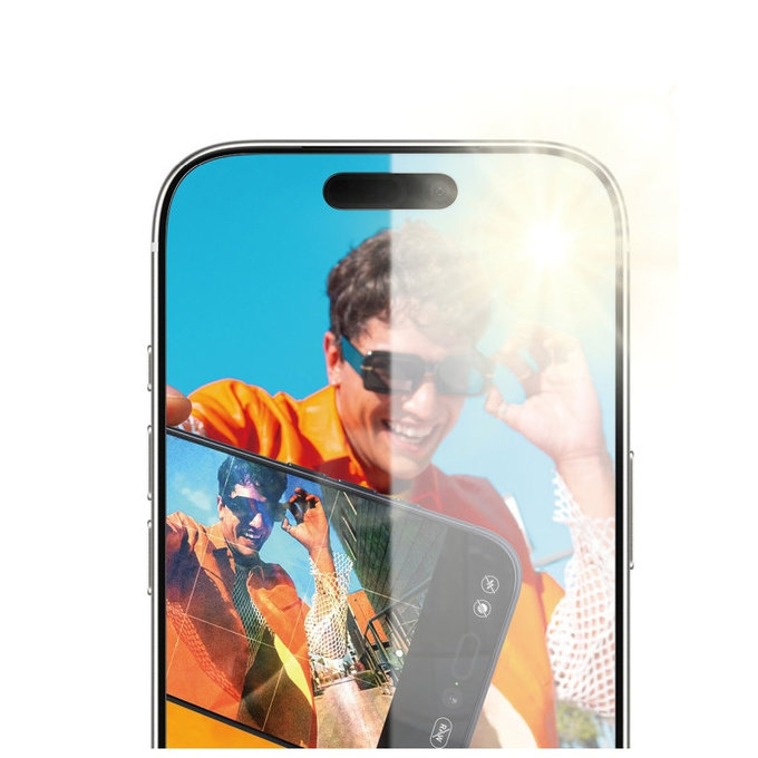 Sticlă securizată Anti-Reflective cu aplicator pentru iPhone 17 Pro, Negru, PanzerGlass