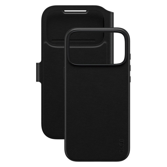 Caz Wallet Tango Two-In-One cu MagSafe pentru iPhone 17 Pro Max, negru, PanzerGlass