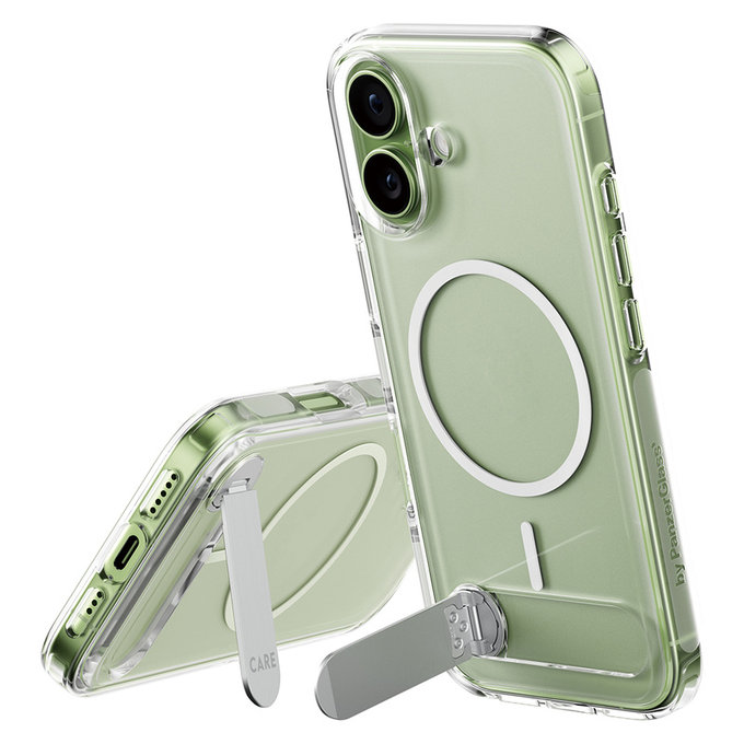 Caz Kickstand pentru iPhone 17, Transparent, PanzerGlass