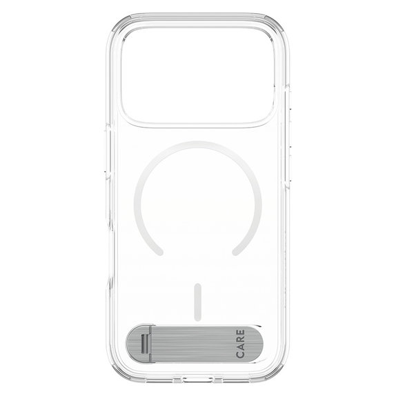 Caz Kickstand pentru iPhone 17 Pro, Transparent, PanzerGlass