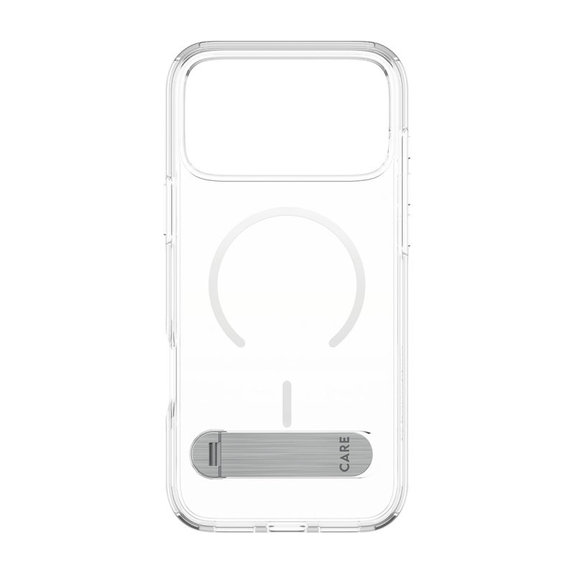 Caz Kickstand pentru iPhone 17 Pro Max, transparent, PanzerGlass