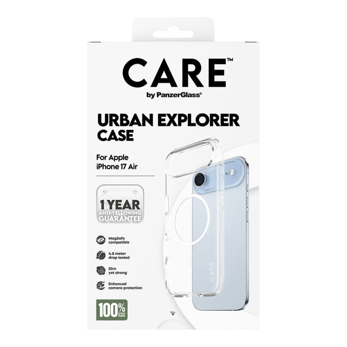 Husă Urban Explorer cu MagSafe pentru iPhone Air, Alb, CARE
