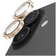 Protecție lentile cameră Hoops pentru iPhone 17/16 Plus/16, Glitter Gold, PanzerGlass