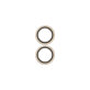 Protecție lentile cameră Hoops pentru iPhone 17/16 Plus/16, Glitter Gold, PanzerGlass