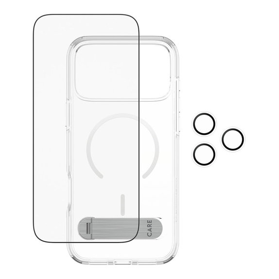 Bundle 3 în 1 Kick pentru iPhone 17 PMax, PanzerGlass