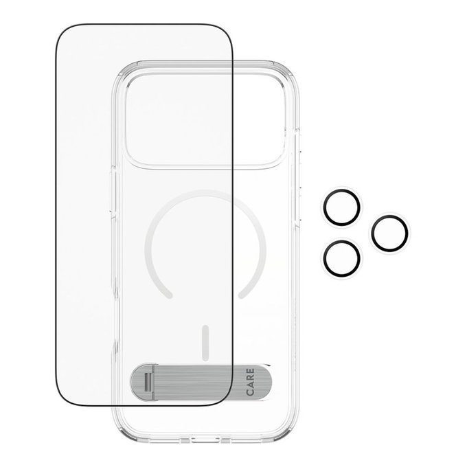 Bundle 3 în 1 Kick pentru iPhone 17 PMax, PanzerGlass