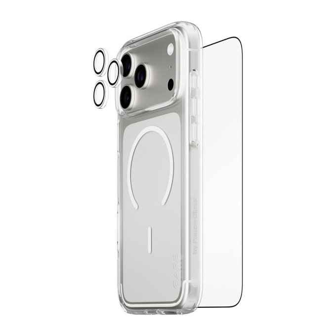 Bundle 3 în 1 Explorer pentru iPhone 17 PMax, PanzerGlass