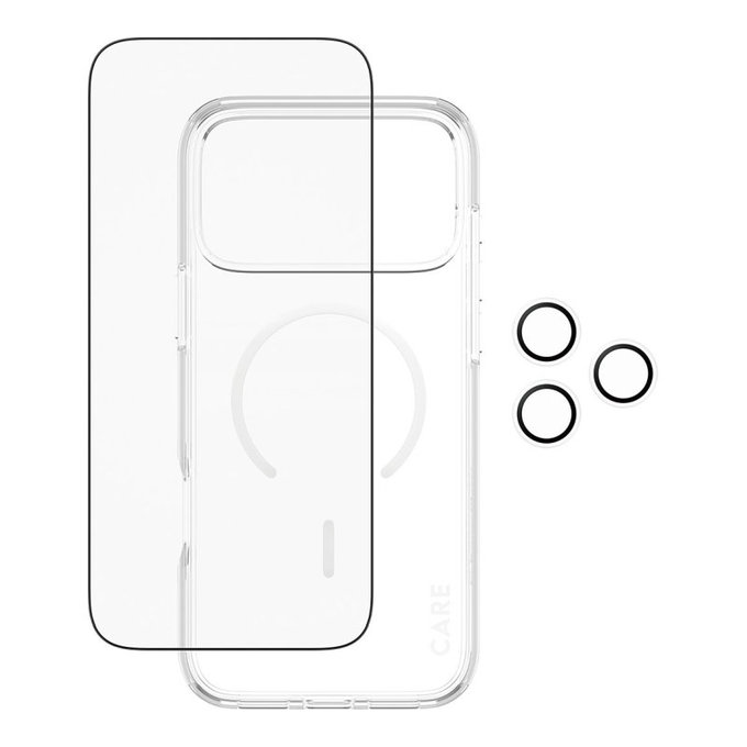 Bundle 3 în 1 Explorer pentru iPhone 17 PMax, PanzerGlass