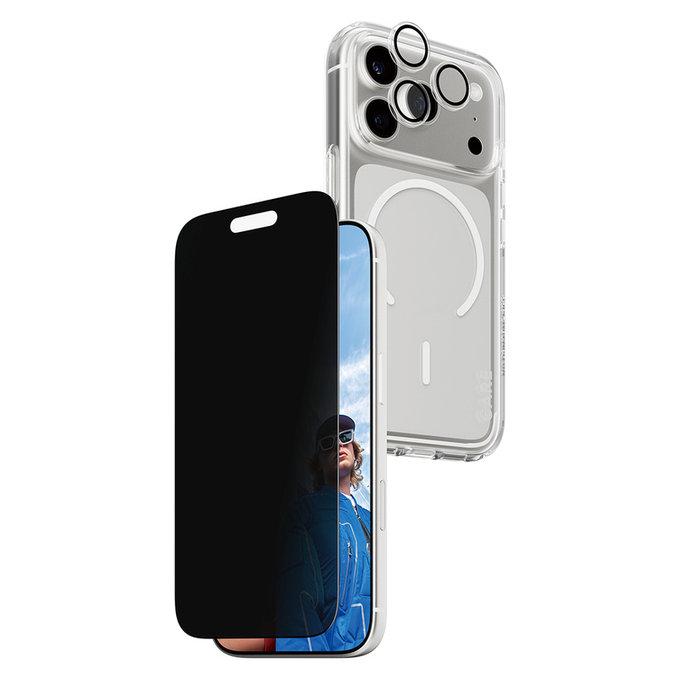 Bundle 3 în 1 Privacy pentru iPhone 17 Pro, PanzerGlass