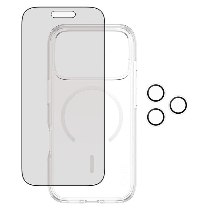 Bundle 3 în 1 Privacy pentru iPhone 17 Pro, PanzerGlass
