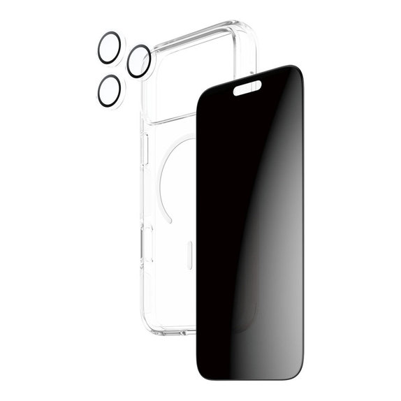 Bundle 3 în 1 Privacy pentru iPhone 17 PMax, PanzerGlass
