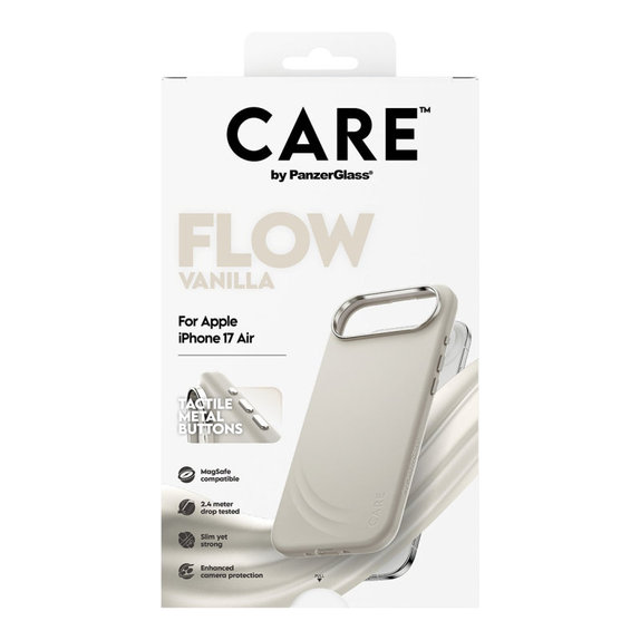 Husă FLOW cu MagSafe pentru iPhone Air, Vanilla, CARE