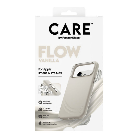 Husă FLOW cu MagSafe pentru iPhone 17 Pro Max, Vanilla, CARE