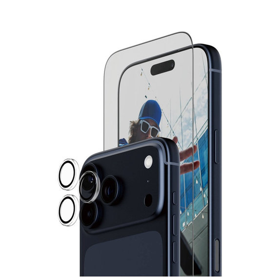 Bundle Essentials 2 în 1 pentru iPhone 17 PMax, PanzerGlass
