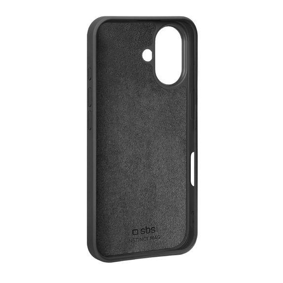 SBS - Husă Instinct Mag compatibilă cu MagSafe pentru iPhone 17, negru
