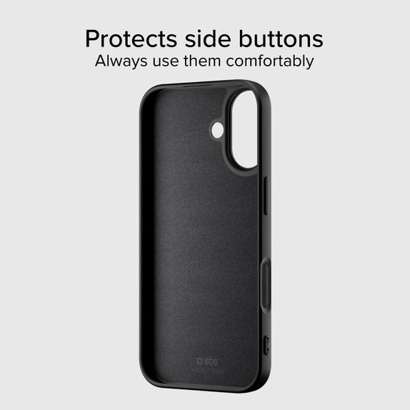 SBS - Husă Instinct Mag compatibilă cu MagSafe pentru iPhone 17, negru
