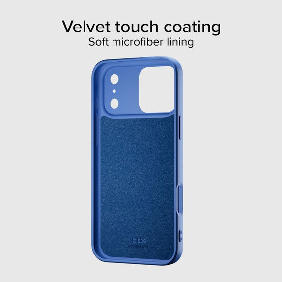 SBS - Husă Instinct Mag compatibilă cu MagSafe pentru iPhone 17 Pro, albastru