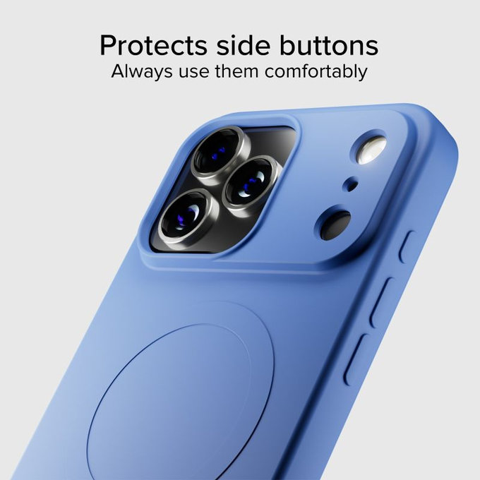 SBS - Husă Instinct Mag compatibilă cu MagSafe pentru iPhone 17 Pro, albastru