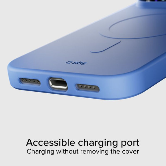 SBS - Husă Instinct Mag compatibilă cu MagSafe pentru iPhone 17 Pro, albastru